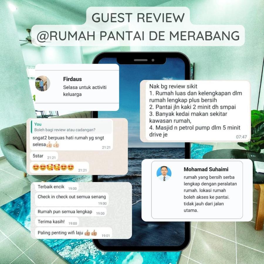 Rumah Pantai De Merabang Бачок Екстериор снимка