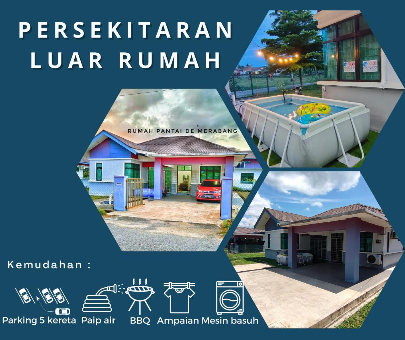Rumah Pantai De Merabang Бачок Екстериор снимка